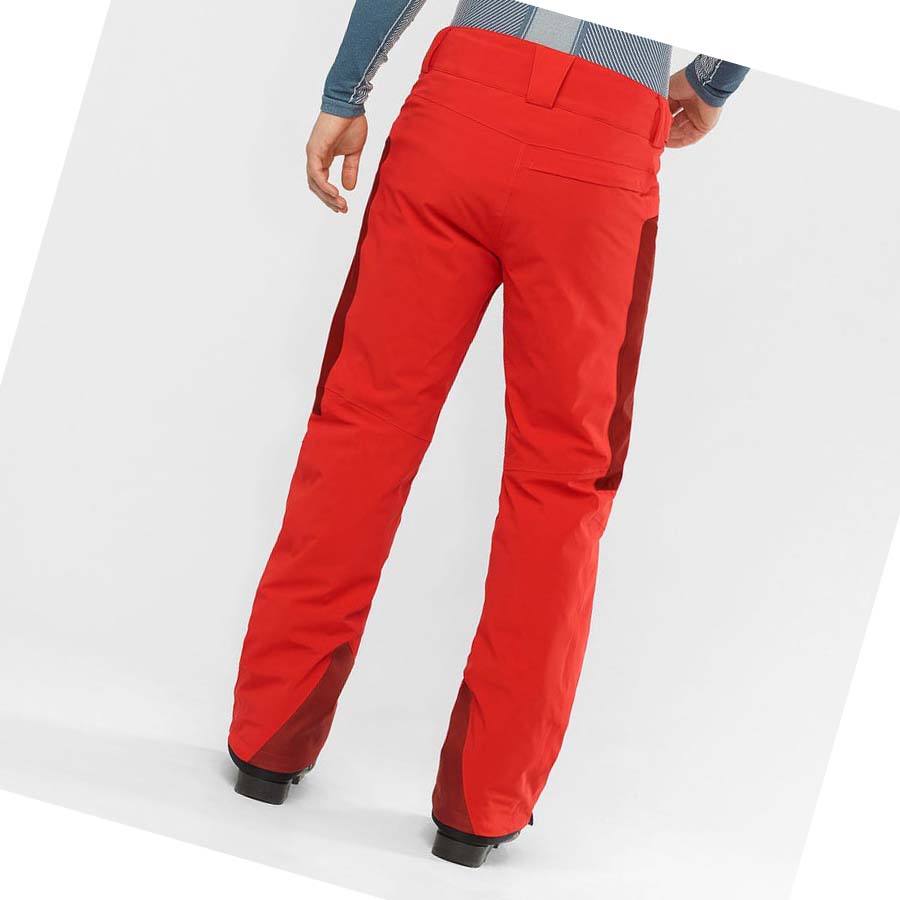 Pantalones De Esquí Salomon BRILLIANT Hombre Rojos | MX 3140KOR